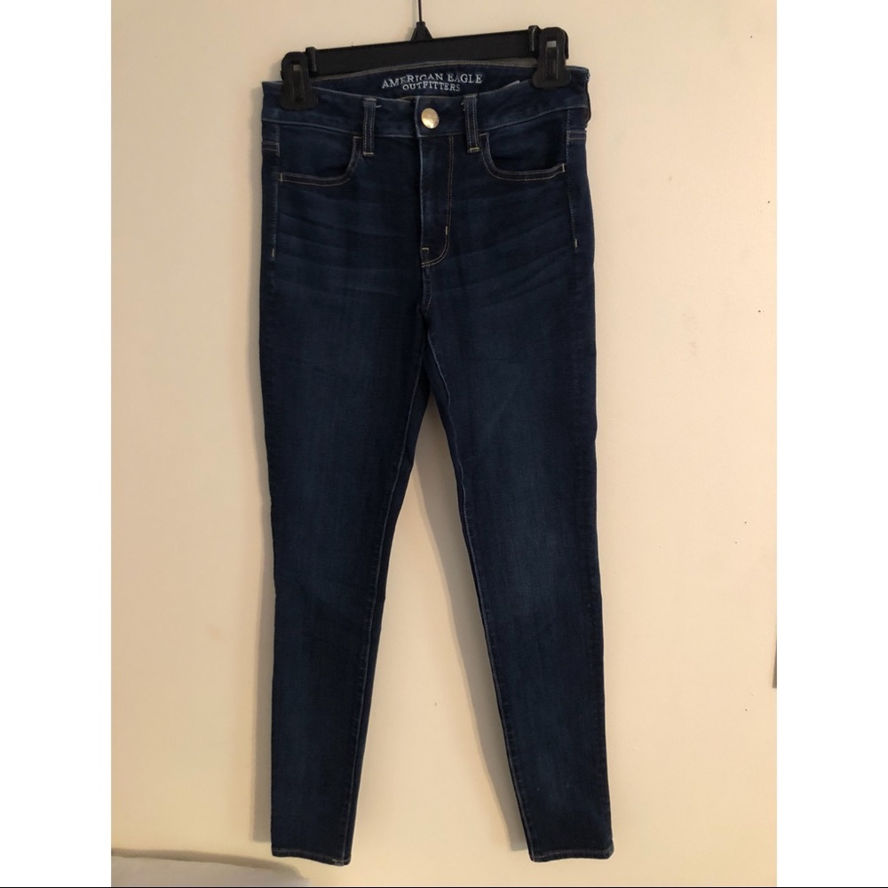 Dark AE skinny jeans